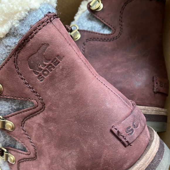 NWOT Sorel Sneakchic Shearling Alpine Boots - Sz 6.5. - Picture 13 of 13